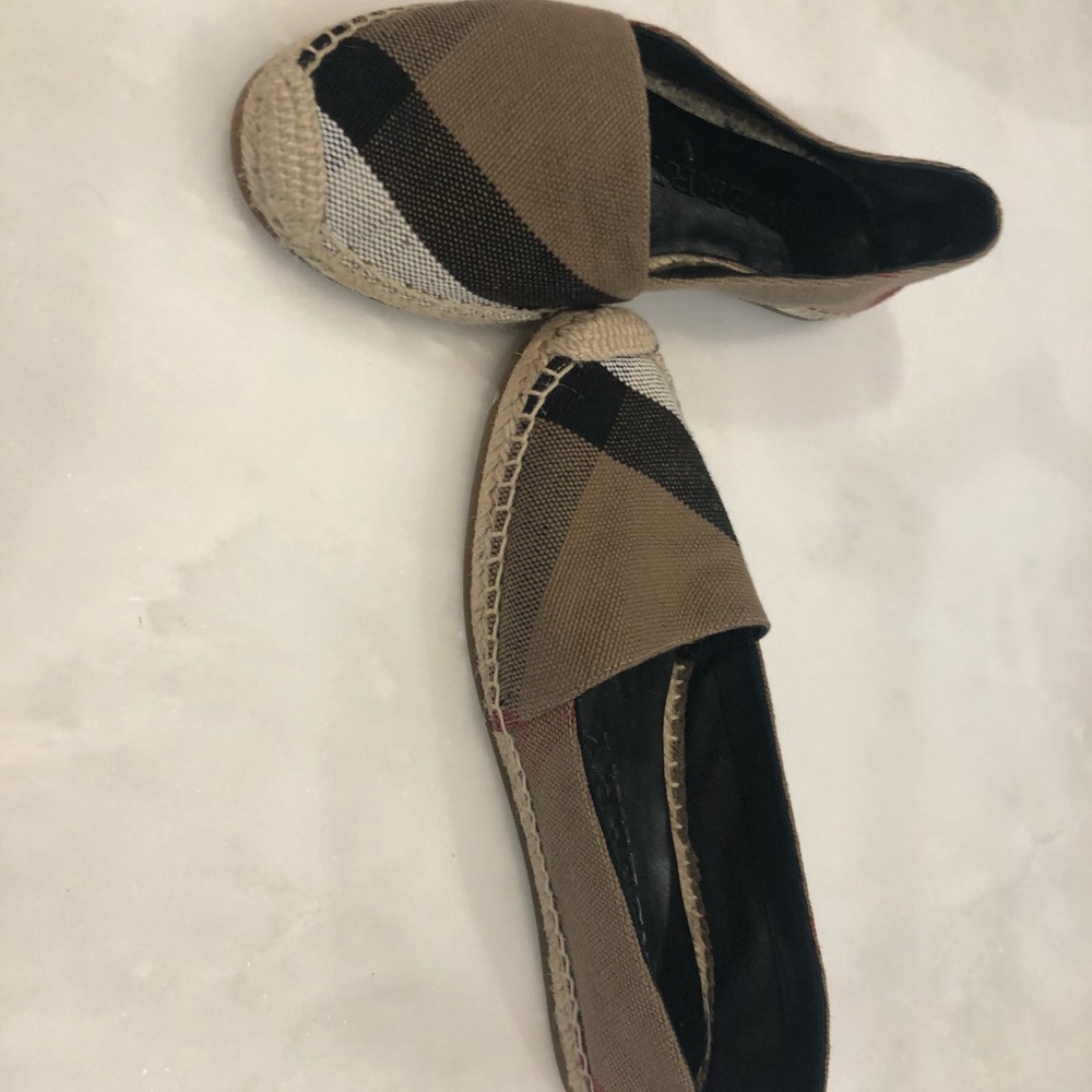 Burberry Espadrille Flats.